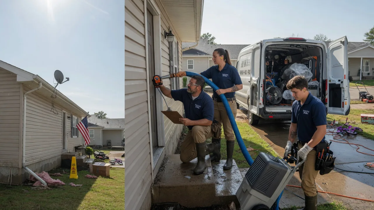 Ceiling Water Damage Restoration in Kelliher, MN near me